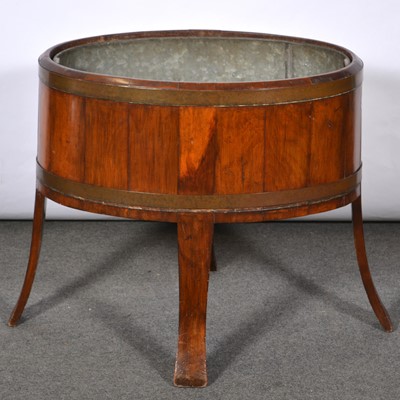 Lot 524 - Georgian style mahogany wine cooler