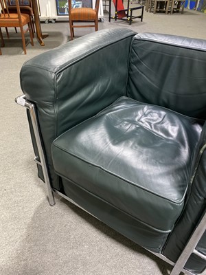 Lot 495 - An LC2 model lounge chair, after the design by Le Corbusier