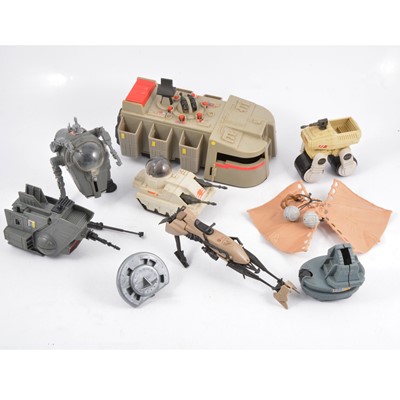 Lot 208 - Original Star Wars vehicles and accessories
