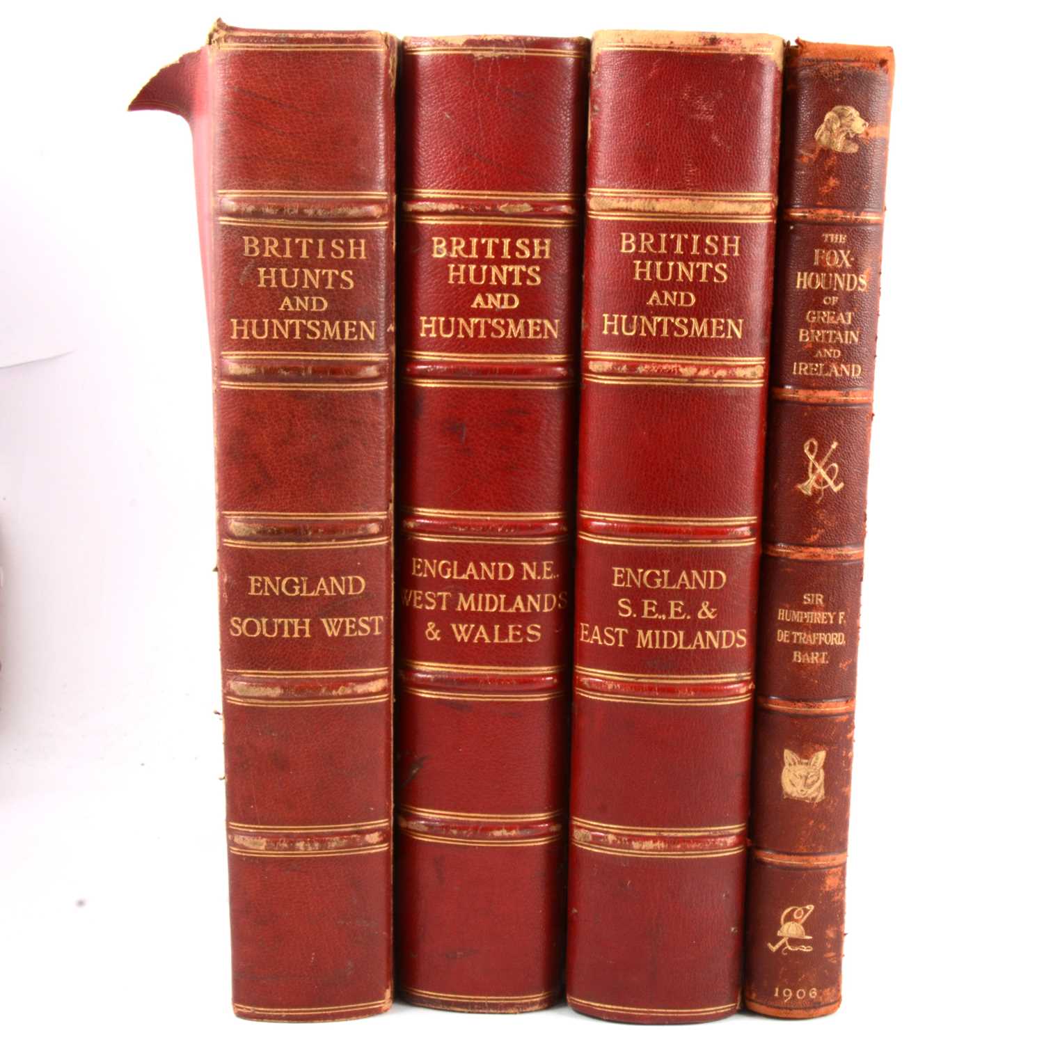 Lot 108 - British Hunts and Huntsmen, 3 volumes, and de Trafford, Sir Humphrey F., The Fox Hounds of Great Britain & Ireland.