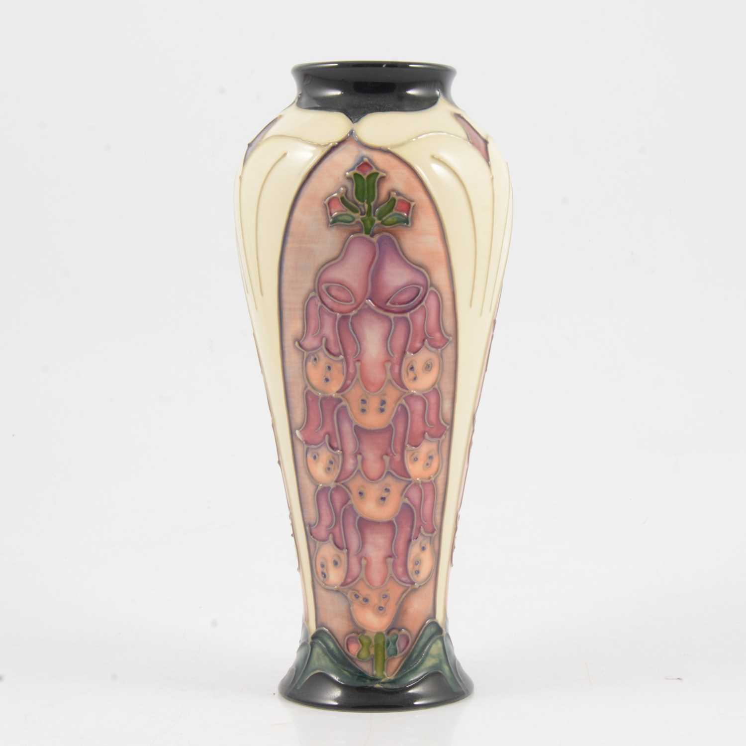 Lot 10 - Moorcroft Pottery, 'Foxglove' vase.