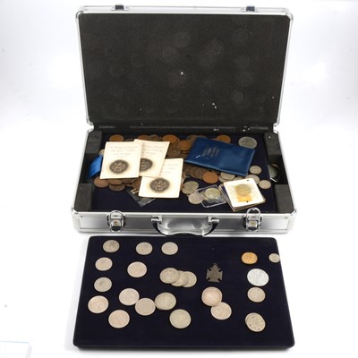 Lot 177 - Victorian and later coins, some silver content.