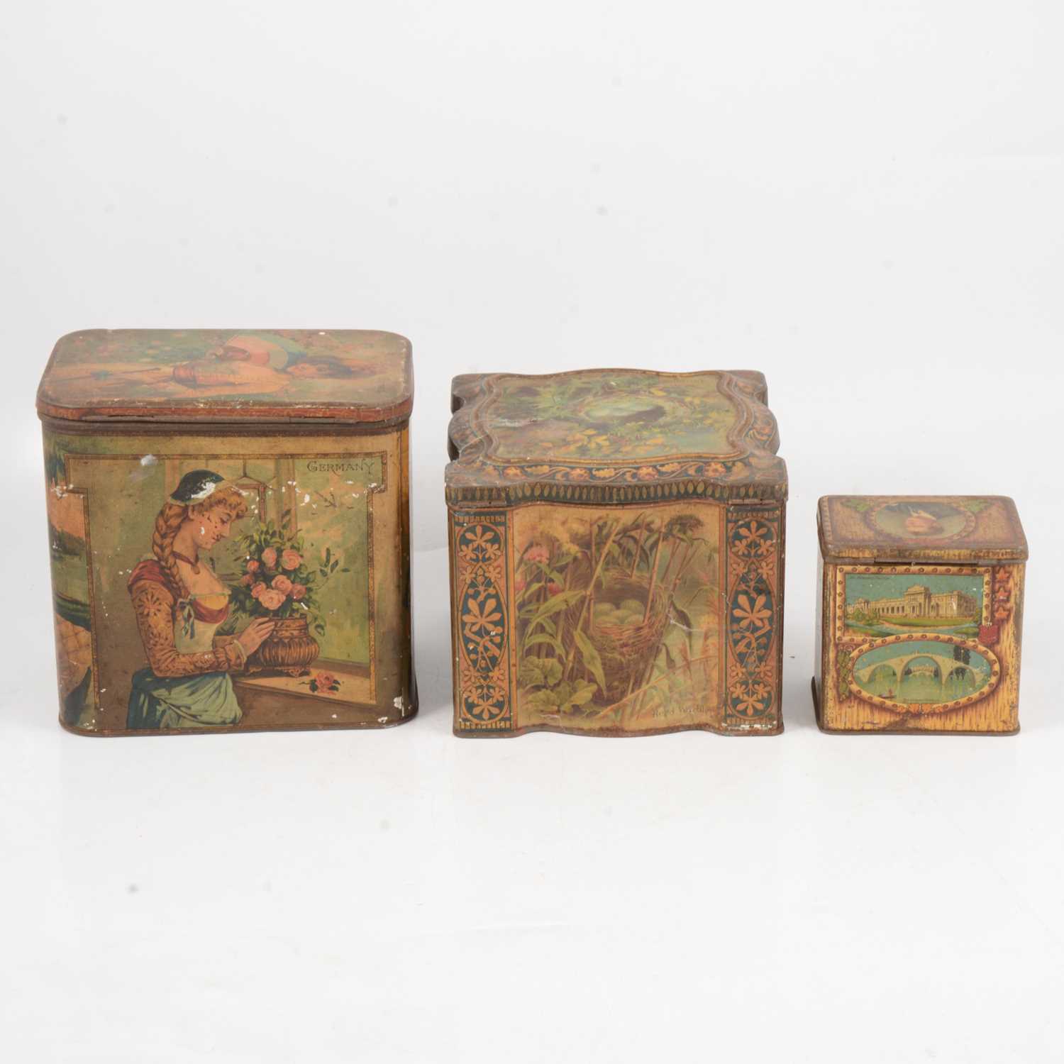 Lot 71 - Three early 20th century tins