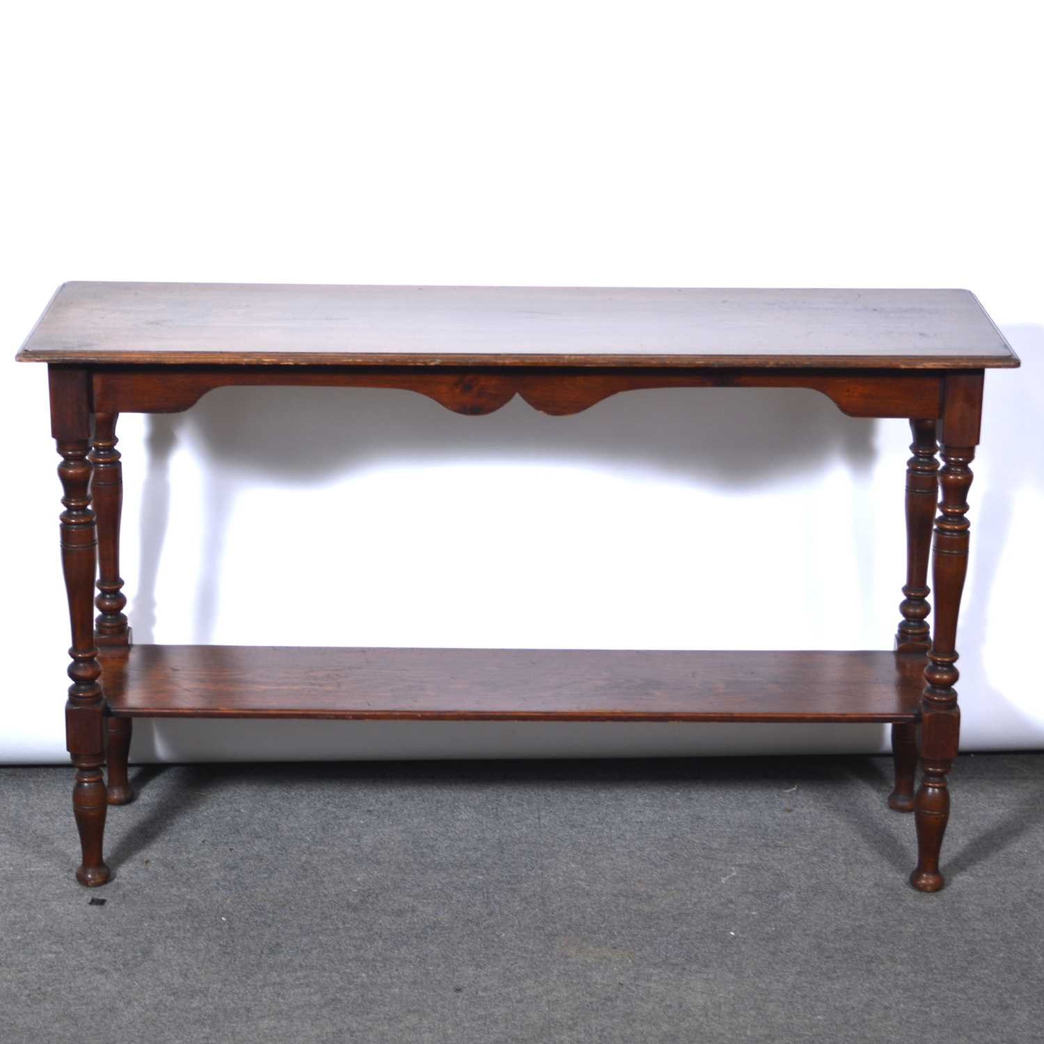 Lot 531 - Mahogany hall table