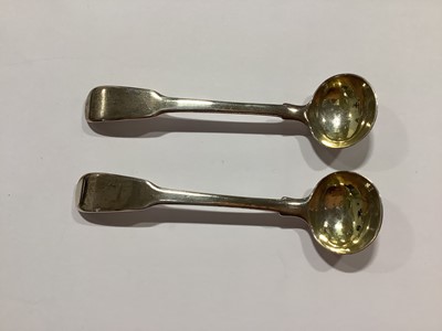 Lot 32 - Pair of Victorian oval silver salts, William Robert Smiley, London 1853