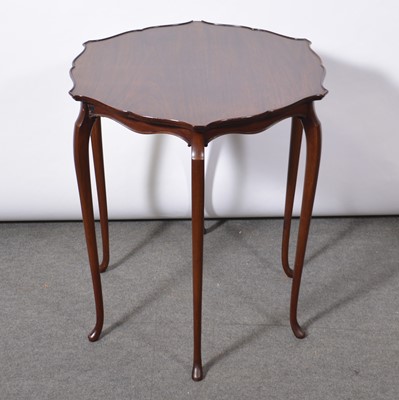 Lot 501 - Mahogany occasional table