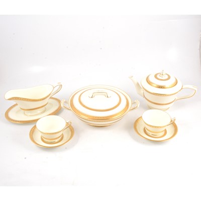 Lot 70 - A Royal Worcester bone china dinner and tea service