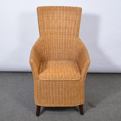 Lot 406 - Modern woven cane chair