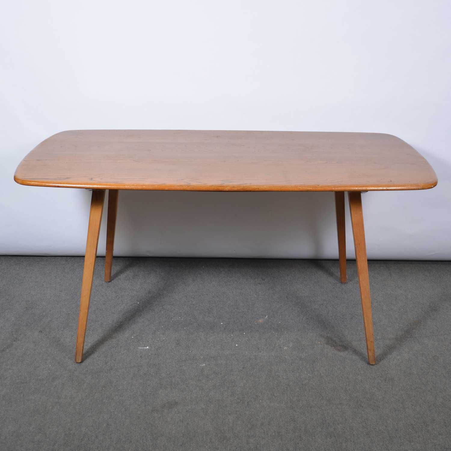 Lot 489 - Ercol dining table and chairs,