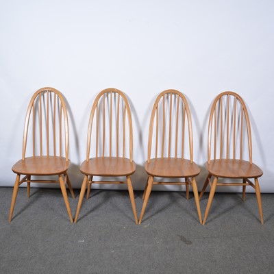 Lot 489 - Ercol dining table and chairs