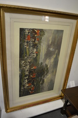 Lot 257 - Frederick Bromley after Francis Grant, Sir Richard Hutton and the Quorn Hounds and another