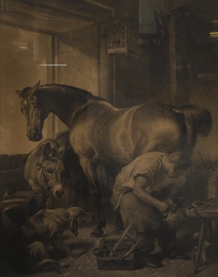 Lot 257 - Frederick Bromley after Francis Grant, Sir Richard Hutton and the Quorn Hounds and another