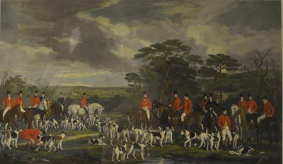 Lot 257 - Frederick Bromley after Francis Grant, Sir Richard Hutton and the Quorn Hounds and another