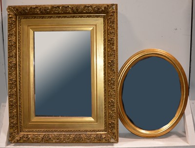 Lot 467 - Two gilt framed wall mirrors