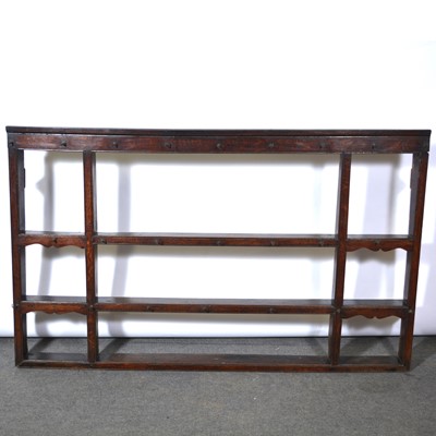 Lot 582 - Oak delft rack