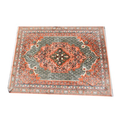 Lot 497 - Persian pattern Belgium cotton rug