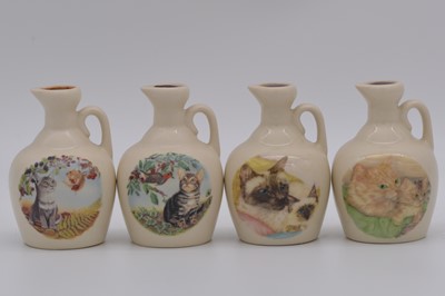 Lot 107 - Sixteen assorted Rutherford's ceramic decanters, Cat series
