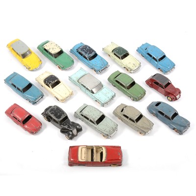 Lot 138 - French Dinky Toys, fifteen loose examples including Citroen 2CV
