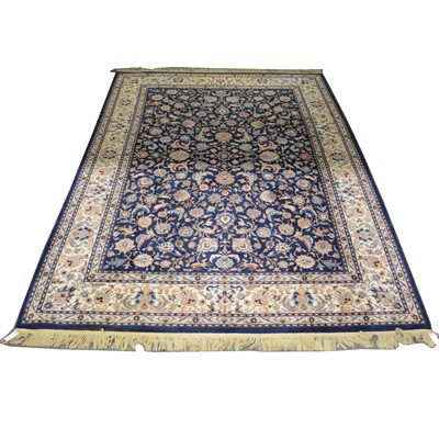 Lot 596 - Zeigler pattern carpet, blue ground