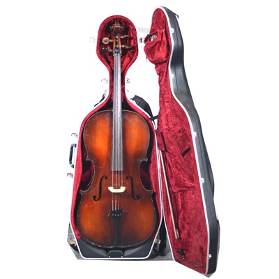 Lot 156 - A Czech Szegedi Hangszergyar cello, and two student violins.