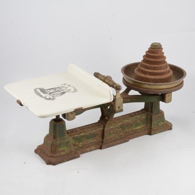 Lot 96 - Avery scales and metalware