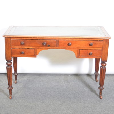 Lot 457 - Victorian mahogany writing table