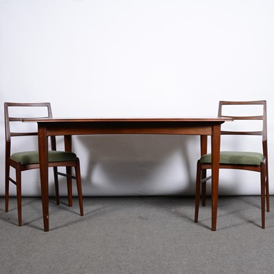 Lot 509 - Mid-century teak dining suite