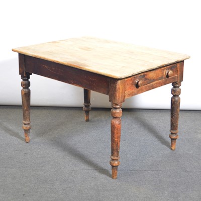 Lot 541 - Small pine kitchen table