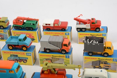 Lot 151 - Fifteen Matchbox regular wheel and Superfast boxed models
