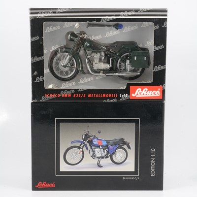 Lot 194 - Two Schuco 1:10 scale model motor-cycles