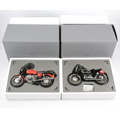 Lot 195 - Two Schuco 1:10 scale model motor-cycles, boxed