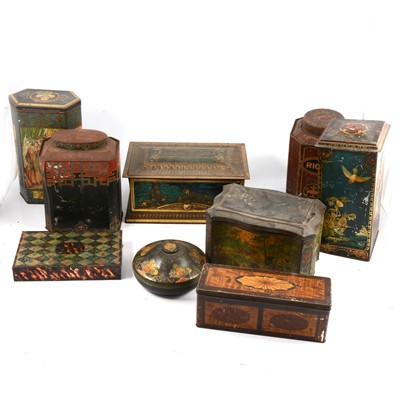 Lot 142 - Collection of vintage tins