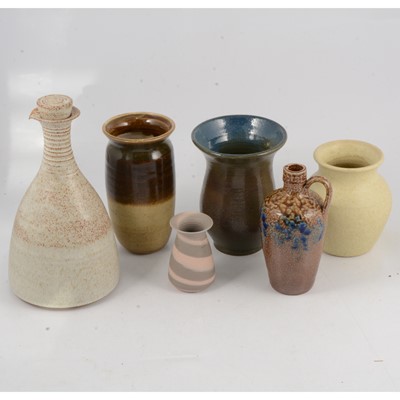 Lot 98 - A collection of studio pottery.