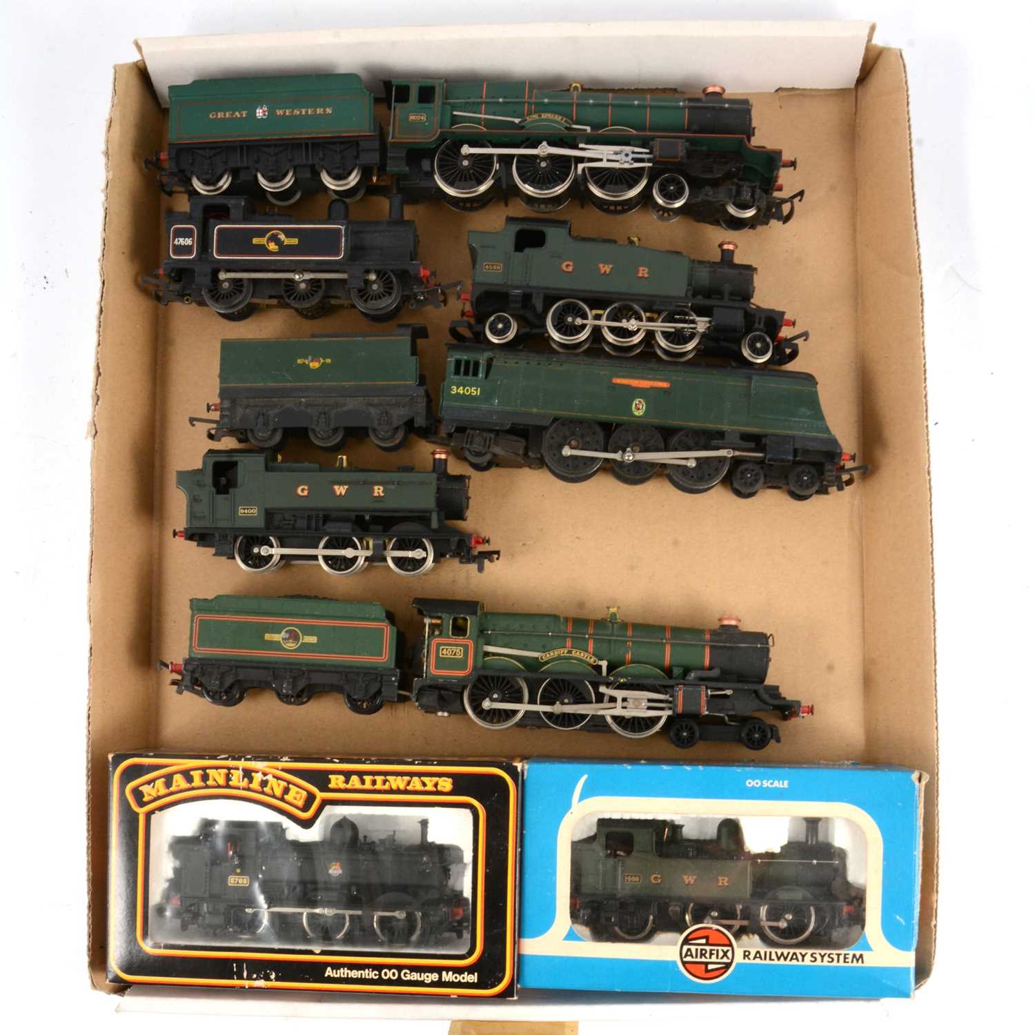 Lot 71 - Seven OO gauge model railway locomotives.