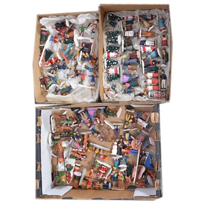 Lot 255 - Lemax Christmas figures; three trays of various types and figures, all loose.