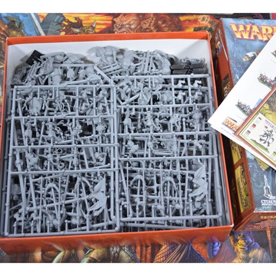 Lot 244 - Warhammer Fantasy war-gaming sets; including Empire Battalion; Bretonnian Questing Knights etc