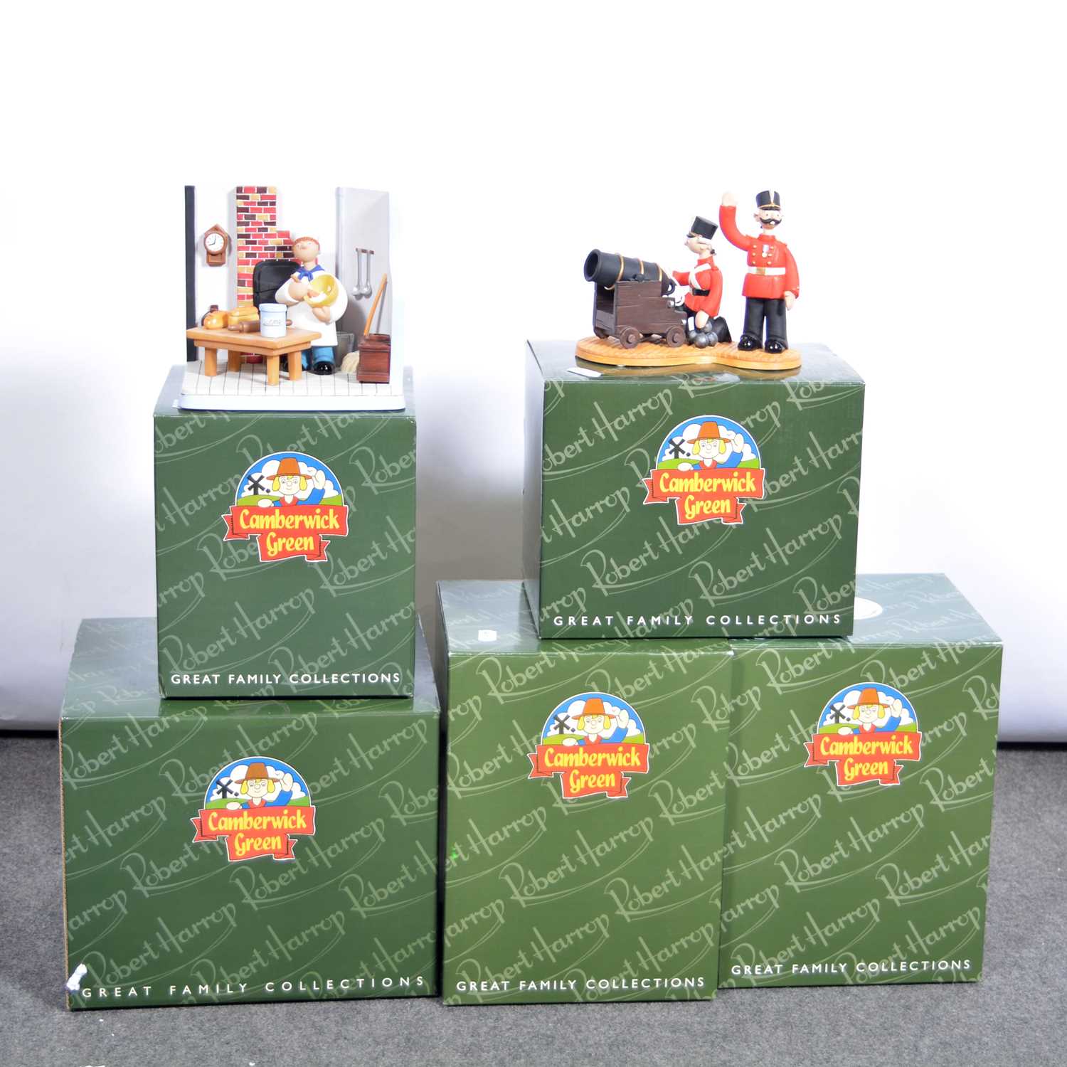 Lot 227 - Five Robert Harrop Designs Limited figure sets, all boxed.