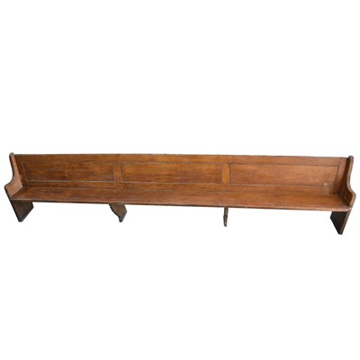 Lot 495 - Oak bench