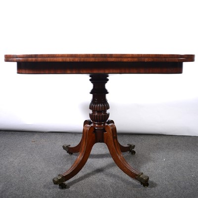 Lot 497 - Regency mahogany tea table