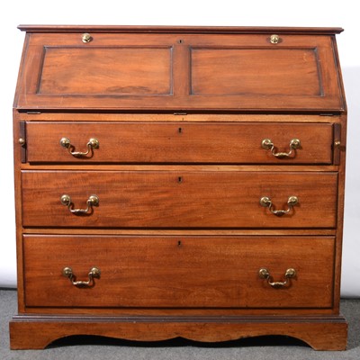 Lot 365 - Edwardian walnut bureau