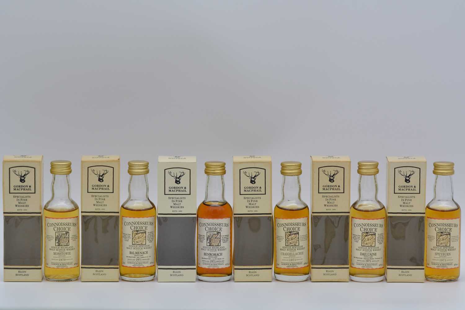 Lot 23 - Connoisseurs Choice, old map label - assorted distilleries, distilled 1970-1971