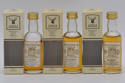 Lot 24 - Connoisseurs Choice, old map label - assorted distilleries, distilled 1974-1976