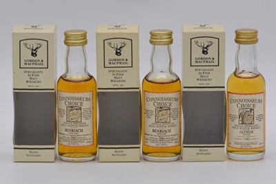 Lot 14 - Connoisseurs Choice, old map label - assorted distilleries, distilled 1982, 1984