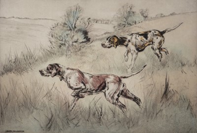 Lot 435 - Henry Wilkinson, Two Pointers, signed Limited Edition print.