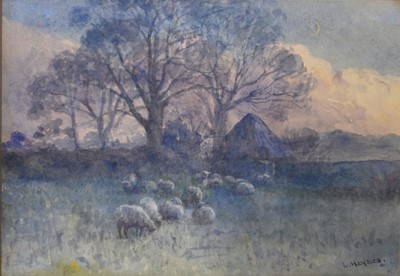 Lot 370 - Laura Haynes, two watercolours, rural scenes.