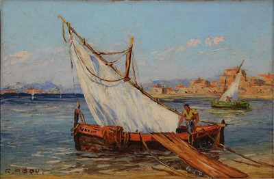 Lot 419 - R. About, Neopolitan coastal scene