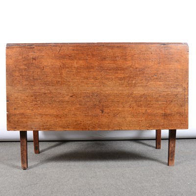 Lot 522 - Oak drop-leaf table width 145cm, depth 120cm,...