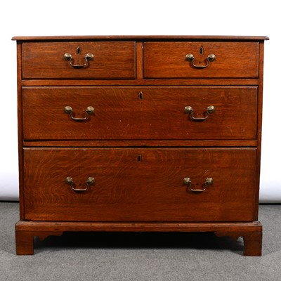 Lot 517 - Victorian oak chest of drawers