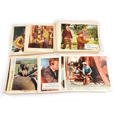 Lot 263 - A quantity of cinema lobby cards, American Western films including full sets and part-set.