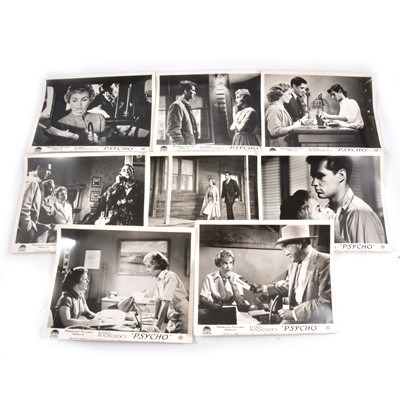 Lot 263 - Alfred Hitchcock's 'Psycho' (1960), full set of eight cinema lobby cards